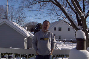 Dad's Snowy Yard